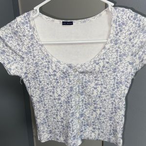 brandy floral zelly top